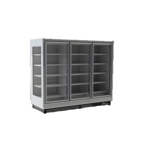 Congélateur commercial à économie d'énergie pour aliments surgelés, vitrine de supermarché, réfrigérateur vertical avec portes vitrées - Product Image 5