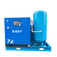 Compresor de Aire de Tornillo Lubricado Portátil ZAKF de Alta Presión 40 Bar 6.0m³/min, Refrigerado por Aire, Motor PLC 45KW+25KW, con Potenciador de Aire