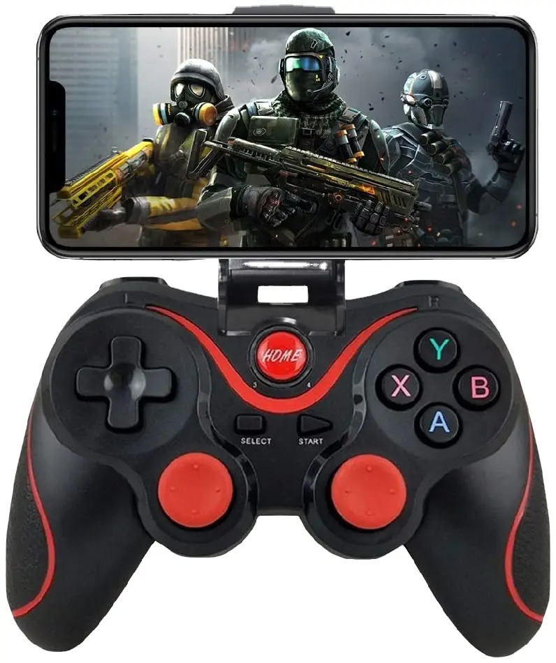 Manette de jeu Android, manette de jeu sans fil à cartographie de clé, Joystick parfait pour PUBG, Fotnite et plus encore