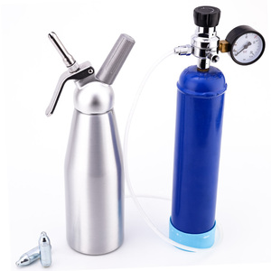 Galawhip 0.95L Cilindro de acero de alta presión Herramientas de postre para fabricante de crema Venta al por mayor Cilindros de gas para hacer crema - Product Image 2