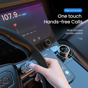 Kép <span class=keywords><strong>USB</strong></span> sạc xe MP3 máy nghe nhạc Màn hình hiển thị xe <span class=keywords><strong>Bluetooth</strong></span> 5.0 <span class=keywords><strong>FM</strong></span> <span class=keywords><strong>Transmitter</strong></span> Thuốc lá nhẹ hơn với điều khiển từ xa - Product Image 3