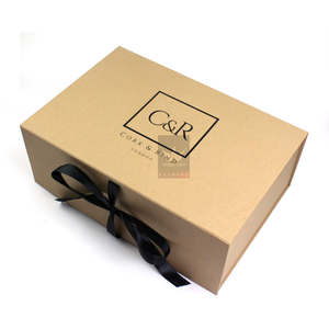 Caja de Regalo Magnética de Papel Kraft Personalizada, Popular y Elegante, con Cinta, al por Mayor - Product Image 6