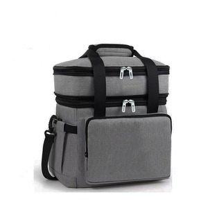 Sacs isothermes robustes avec fermeture éclair, sacs à déjeuner isolés en tissu Oxford durable, sacs de transport pour poisson isolés pour l'extérieur - Product Image 6