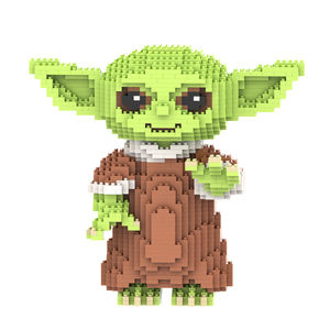 Gran oferta Venyoe plástico personalizado modelo Mini ladrillo figura espacio guerra maestro bebé <span class=keywords><strong>Yoda</strong></span> Micro bloques de construcción juguetes para chico regalo - Product Image 4