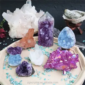 Robin Crystal wholesale healing crystals quartz crystal cluster for meditation energy