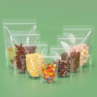 Poche Verticale Refermable Ziplock Transparente en Plastique pour Alimentaire Avec Fermeture Éclair