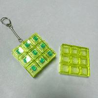 Nouveau capuchon de clavier à neuf touches, jouet de décompression, pendentif porte-clés, jouet lumineux à pression, multifonctionnel, vente en gros DIY