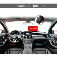 Cámara para Auto USB con GPS, DVR, 1080P HD, Gran Angular, Pantalla TFT, Compatible con Android, Grabación en Bucle, Visión Nocturna, 1 Año de Garantía