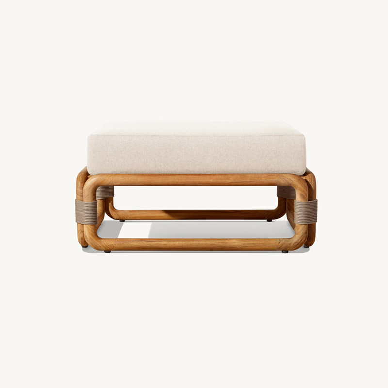 Pedal de teca "78*60 * H35cm"
