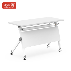 多機能折りたたみ式メタルモダン商業会議テーブル、折りたたみ式移動式テーブル（オフィス研修室用） - Product Image 6