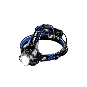 USB LED lampada frontale ricaricabile IPX6 impermeabile per la pesca ciclismo campeggio caccia per minatore e casco utenti - Product Image 1