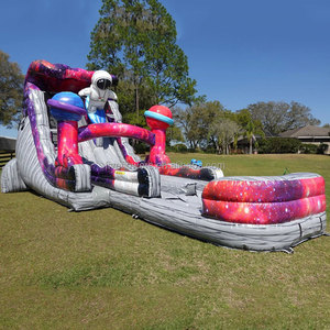 Tobogán Inflable Comercial con Diseño de Astronautas Espaciales, Artículos de <span class=keywords><strong>Alquiler</strong></span> para <span class=keywords><strong>Eventos</strong></span>, Tobogán para Piscina para Niños - Product Image 1