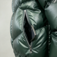 Blouson bomber chaud coupe-vent à capuche avec rembourrage épais en duvet, doublure en fourrure, réversible, pour homme et femme, ski en plein air, usage quotidien