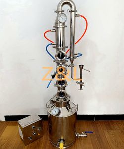 Distillerie électrique entièrement en acier inoxydable, téléviseur pour whisky et moonshine, blanc et jaune, 50l/100l - Product Image 2