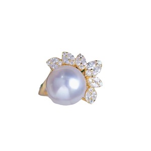 Base para Anillo de Plata S925, Hermosos Accesorios de Perlas para DIY, Cuentas Redondas de 11-12 mm, 1913 - Accesorios de Exhibición de Joyería de Lujo - Product Image 5