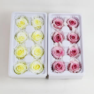 <span class=keywords><strong>Rosa</strong></span> arcoíris con flores preservadas, caja de regalo de flores decorativas de Resup - Product Image 4