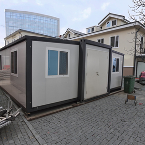 180 평방 미터 샌드위치 패널과 강철로 만든 태양 에너지 시스템을 가진 확장 가능한 모듈 식 나무 집 컨테이너 - Product Image 3