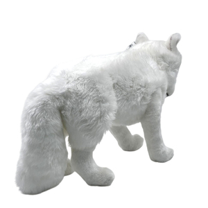 Thực tế 18 \ "siêu mềm bắc cực Sói Thú nhồi bông PP bông đầy Tundra động vật cho trẻ em món quà sinh nhận-canis lupus arctos - Product Image 6