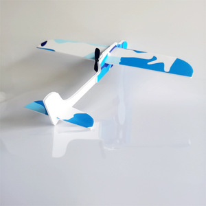 Rechargeable Hand-Launched Electric Foam <b>Airplane</b> Slow-Flying Monoplane Glider Outdoor Children's <b>Toy</b> Handmade Assembly Drone - Product Image 1