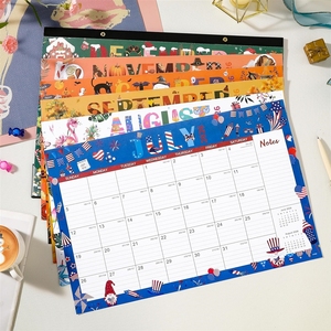 <span class=keywords><strong>Calendrier</strong></span> promotionnel SYC 2026 avec impression LCD, support mural magnétique et design floral simple - Product Image 2