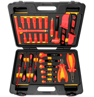 Kit professionnel de couteaux et pinces isolés haute tension, outils à main pour mécaniciens pour l'entretien des véhicules électriques à énergie nouvelle