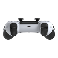 Manette sans fil P5 en gros, manette de jeu BT 5.0 à double joystick pour console P5 avec haut-parleur et prise audio.