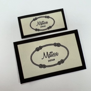 Tùy Chỉnh In Màu Be Bông Dệt Nhãn Cho Quần Áo Chăm Sóc Nhãn Phim Hoạt Hình Giày Túi Có Thể Giặt May Thẻ - Product Image 5