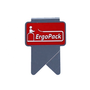 Vente en gros de billets pliants en acier inoxydable avec logo <span class=keywords><strong>personnalisé</strong></span> bon marché trombone <span class=keywords><strong>marque</strong></span>-<span class=keywords><strong>page</strong></span> en métal gravé idée cadeau d'affaires de mode - Product Image 2