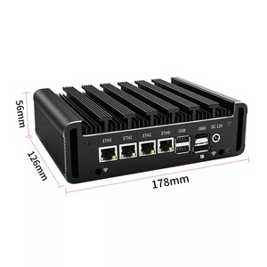 BKHD G31X N100 มินิพีซีอุตสาหกรรมไร้พัดลม 4 พอร์ต LAN 2.5G I226 พอร์ต COM คู่ คอมพิวเตอร์ฝังตัว - Product Image 3