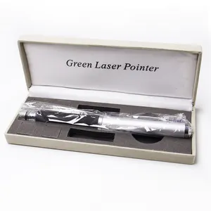 Pena laser LED hijau, pena indikator proyeksi layar laser hewan peliharaan demonstrasi pena laser