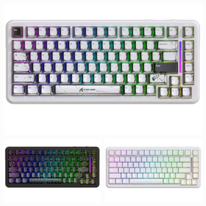 ATTACK <span class=keywords><strong>SHARK</strong></span> X82PRO HE Clavier de jeu à interrupteur magnétique 8KHz Actionnement réglable Batterie 5000mAh Clavier sans fil tri-mode - Product Image 1