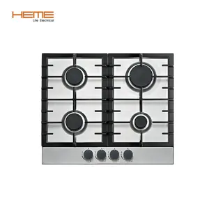 China manufacturer 24 inch stainless steel top 4 burner gas cooktop with CE and ETL certificate