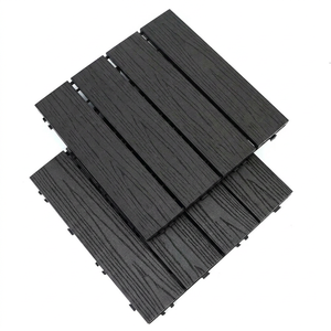 Dalles de terrasse emboîtables pour toits, résistantes aux intempéries, amovibles, flottantes, en WPC - Product Image 6