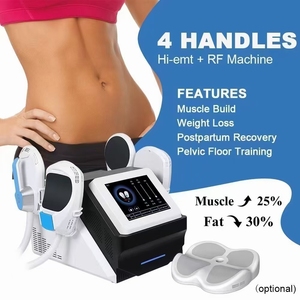 Machine de remodelage corporel électromagnétique haute intensité à 4 poignées, stimulateur musculaire RF EMS, brûleur de graisse, appareil de beauté pour la perte de poids - Product Image 4