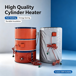 Ceinture chauffante en silicone pour fût de 55 gallons, pour l'industrie de la peinture et de l'encre, chauffe-fût à température réglable - Product Image 6