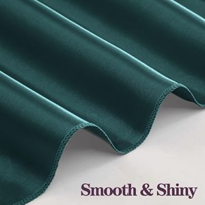 ชุดผ้าเช็ดปากบนโต๊ะทำจากผ้าซาตินสุดหรูล้างทำความสะอาดได้ใช้สำหรับการรับประทานอาหาร<span class=keywords><strong>งาน</strong></span>แต่ง<span class=keywords><strong>งาน</strong></span>และงานอีเวนต์ - Product Image 4