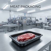 Barquettes d'emballage personnalisées en PP de qualité alimentaire pour viande et bœuf, idéales pour la vente au détail et les supermarchés