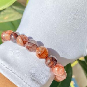 Toptan doğal yangın kuvars kristal bilezikler kaliteli yangın kuvars boncuk bilezikler erkekler & kadının takı hediyeler için - Product Image 6
