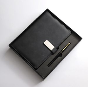 Cuaderno de Cuero PU, Libro de Recuerdos para Bebés, Ejecutivo de Negocios, Borde Plateado, Borde Negro, <span class=keywords><strong>Compras</strong></span> en Línea Canadá - Product Image 4