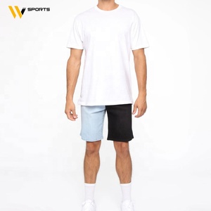 Pantalones cortos informales de algodón para hombre Bermudas personalizadas con estampado bordado Jersey transpirable logotipo al por mayor en la cintura - Product Image 2