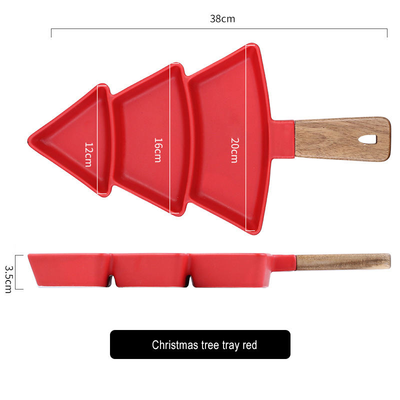 Arbre rouge arbre de noël