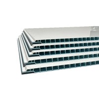 Panel Dinding Terpadu PVC Gusset Modern Tahan Air Anti Lembab Dinding Latar Belakang Pemasangan Cepat Garansi 1 Tahun