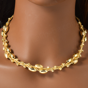 Fashion Bridal Jewelry 18K Gold Plated Brass Zircon Flower Ball Necklace <b>Bracelet</b> Ring Earrings Wedding & Party <b>Set</b> - Product Image 2