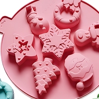 Engel-Liebe Herzförmige Umweltfreundliche Silikon-Schokoladenform Kuchenbackformen Handgemachte Seifen- und Kerzenform zum Valentinstag