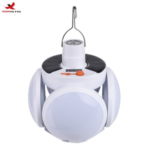 Lámpara LED Multifuncional Recargable Solar, Impermeable, Ajustable, Plegable, Portátil, para Exteriores, Camping, RTS, Pedidos Mixtos al por Mayor - Product Image 1