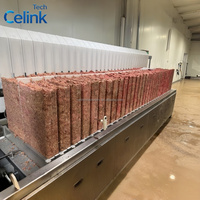 Automatische plaatvriezer snelvriesmachine -45 graden roestvrij staal voor garnalen, inktvis, fruitpuree fabriek