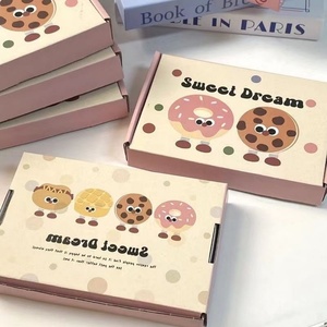 Custom Cute Cartoon Airplane <b>Box</b> Packaging for Donut Cake <b>Gifts</b> Handmade Paper <b>Box</b> - Product Image 2