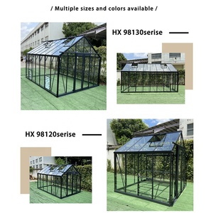 Serre en verre optimisée pour la lumière du soleil, conçue pour maximiser la lumière naturelle, serre pour une croissance accélérée des plantes, serre de jardin - Product Image 6