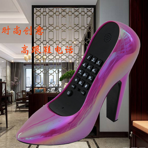 Figura Decorativa con Forma de Zapato de Tacón Alto, Modelo de Teléfono Falso, Linda Decoración para Mesa de Hogar, Regalo para el Día de San Valentín - Product Image 4