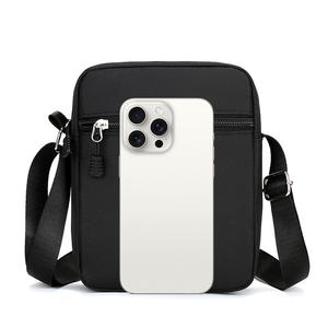 حقائب رجالية للبيع بالجملة ، حقيبة صغيرة مربعة متقاطعة مع الجسم ، حقيبة صغيرة للكتف ، هاتف محمول - Product Image 4